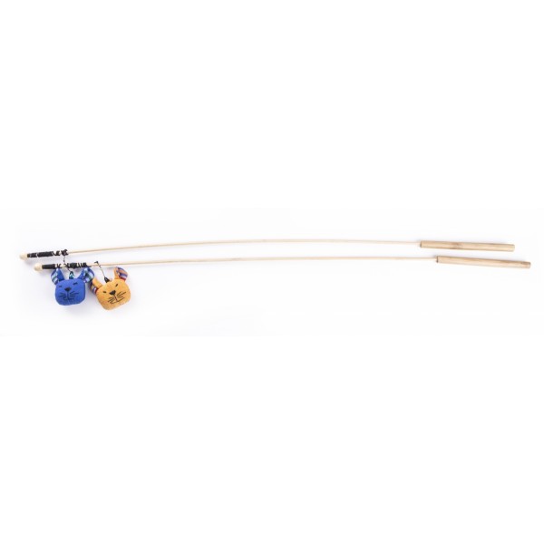 CANNE A PECHE pour chat TETE DE CHAT X6 MARTIN SELLIER-DOGFRENCHTOUCH