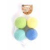 JOUET pour chien LOT DE 4 BALLES RUBB'N'SOFT 6 CM RUBB'N'ROLL