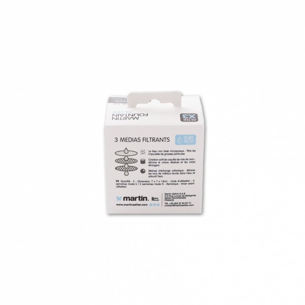 FILTRES UNIVERSELS pour MARTIN FOUNTAIN x3 pour chien chat MARTIN SELLIER-DOGFRENCHTOUCH