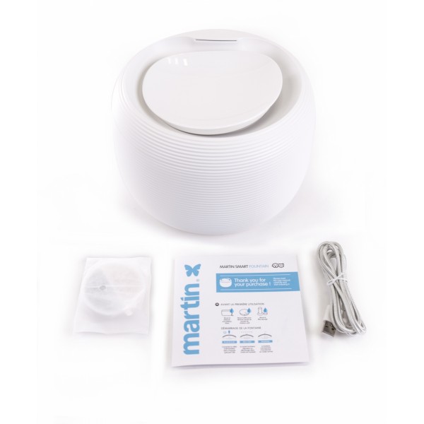 FONTAINE A EAU MARTIN SMART FOUNTAIN pour chien chat MARTIN SELLIER-DOGFRENCHTOUCH