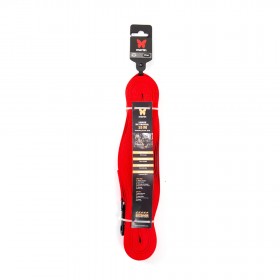 LONGE DE TRAVAIL pour chien avec poignée couleur rouge MARTIN SELLIER-DOGFRENCHTOUCH