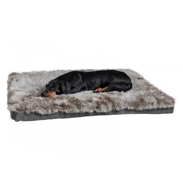 COUSSIN MOUSSE POILU DEHOUSSABLE pour chien et chat couleur beige BOBBY-DOGFRENCHTOUCH
