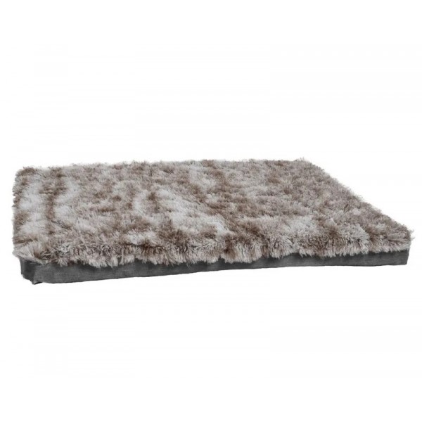 COUSSIN MOUSSE POILU DEHOUSSABLE pour chien et chat couleur beige BOBBY-DOGFRENCHTOUCH