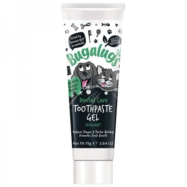 DENTIFRICE pour chien et chat menthe fraîche GEL BUGALUGS