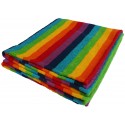 DRAP DE BAIN COULEUR ARC EN CIEL DOGFRENCHTOUCH