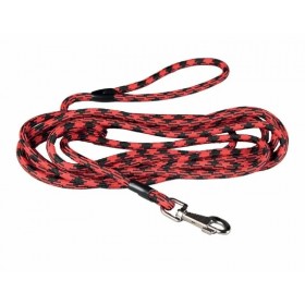 LONGE RONDE pour chien rouge et noire  5 ou 10 m BEEZTEES