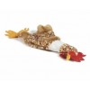 JOUET pour chien PELUCHE COQ plat NON REMBOURRE sonore 25 cm KARLIE - DOGFRENCHTOUCH