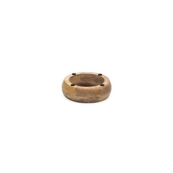 GAMELLE pour chien bois et bol acier MANDIRA DESIGNED BY LOTTE
