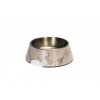 GAMELLE pour chien ou chat motif marbre couleur beige DESIGNED BY LOTTE