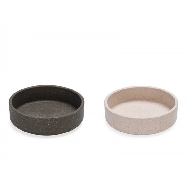 GAMELLE pour chat BAMBOU couleur gris foncé DESIGNED BY LOTTE