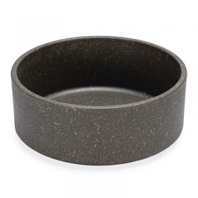 GAMELLE pour chien ou chat BAMBOU couleur gris foncé DESIGNED BY LOTTE