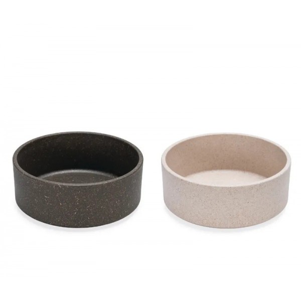 GAMELLE pour chien ou chat BAMBOU couleur gris foncé DESIGNED BY LOTTE