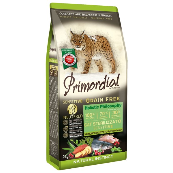 Croquettes pour chat stérilisé sensible SAUMON PRIMORDIAL