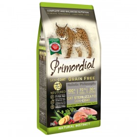 Croquettes pour chat stérilisé spécial PEAU & PELAGE PRIMORDIAL