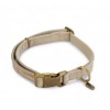COLLIER VELOURS pour chien couleur gris VELURA DESIGNED BY LOTTE