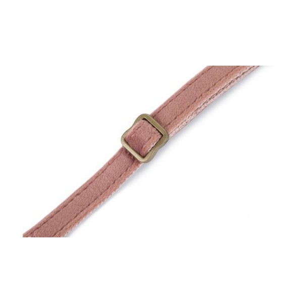 COLLIER VELOURS pour chien couleur rose VELURA DESIGNED BY LOTTE