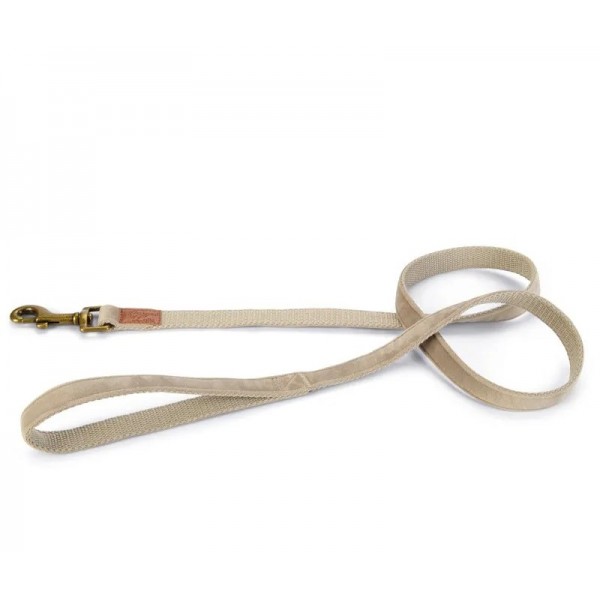 LAISSE VELOURS pour chien couleur gris VELURA DESIGNED BY LOTT