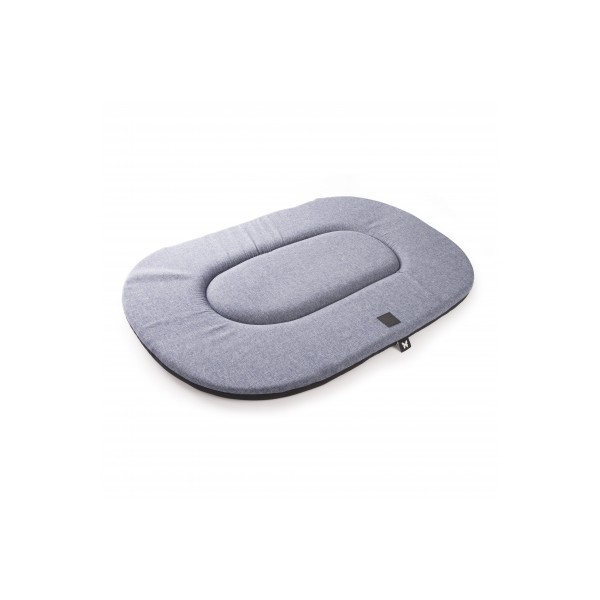 COUSSIN OVALE PLAT pour chien et chat Collection CLASSIC couleur gris MARTIN SELLIER
