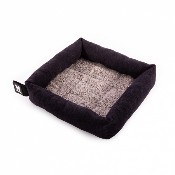CORBEILLE DAMIER pour chien et chat marron Collection DOUDOUZEN MARTIN SELLIER