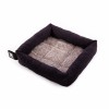 CORBEILLE DAMIER pour chien et chat marron Collection DOUDOUZEN MARTIN SELLIER