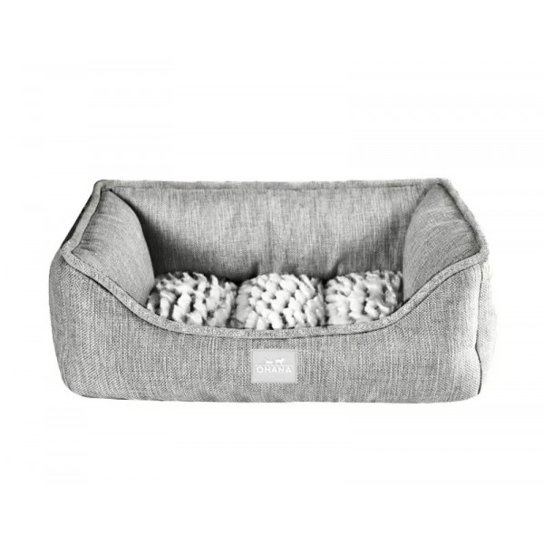 CORBEILLE pour chien ATHENS couleur gris OHANA-DOGFRENCHTOUCH