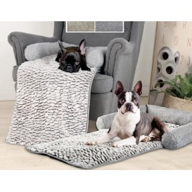 SOFA 2 EN 1 pour chien couleur gris ATHENS OHANA