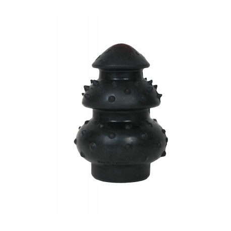 JOUET pour chien RUBB'N'BLACK CIRCUS noir très résistant 10cm RUBB'N'ROLL-DOGFRENCHTOUCH