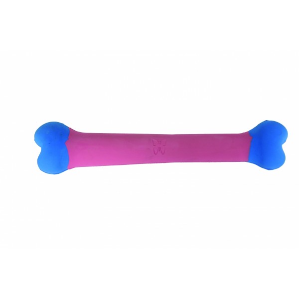 copy of LOT de 12 balles Rubb'N'Roll 6 cm bleu blanc rouge pour chien