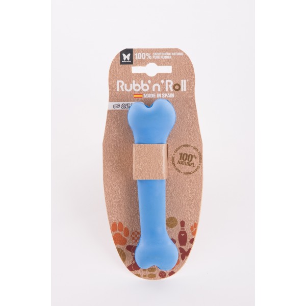 JOUET pour chien OS bleu RUBB'N'ROLL