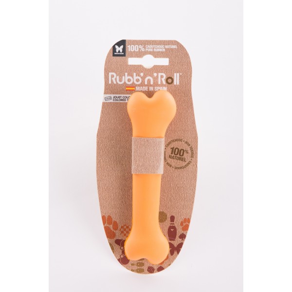 JOUET pour chien OS orange RUBB'N'ROLL