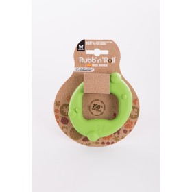 JOUET pour chien CERCLE flottant vert 10cm RUBB'N'ROLL-DOGFRENCHTOUCH