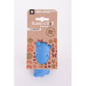copy of LOT de 12 balles Rubb'N'Roll 6 cm bleu blanc rouge pour chien