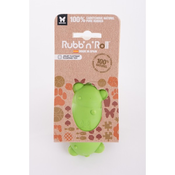 JOUET pour chien CLUSTER flottant vert 10 cm RUBB'N'ROLL
