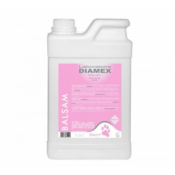 APRES SHAMPOOING DEMELANT pour chien BALSAM DIAMEX