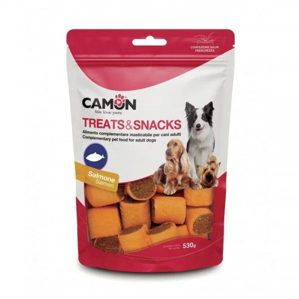 FRIANDISES pour chien BISCUITS fourrés au SAUMON CAMON