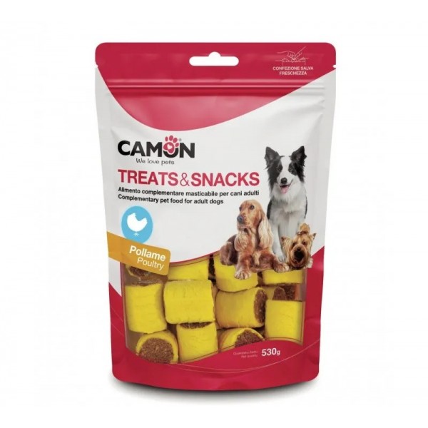Biscuits fourrés à la volaille pour chiens CAMON