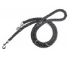 LAISSE MULTIPOSITIONS pour chien en nylon rond réfléchissante couleur noir CAMON
