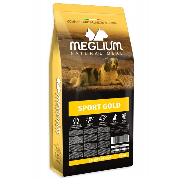 CROQUETTES pour chien ADULTE SPORT GOLD MEGLIUM