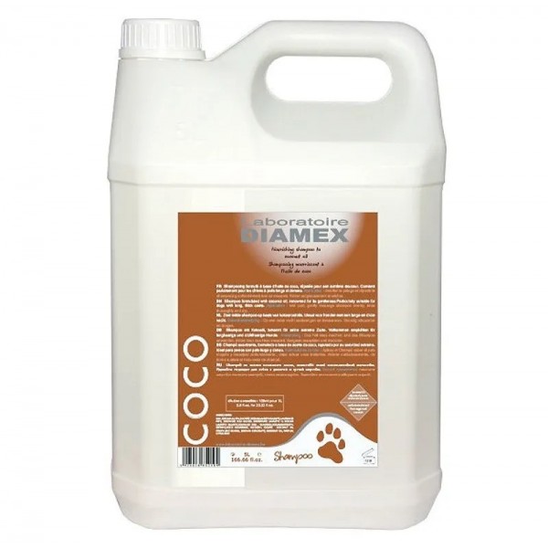 SHAMPOOING pour chien COCO à l'huile de coco DIAMEX