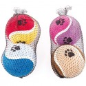 JOUETS pour chien LOT DE 4 Balles de Tennis diam 6,5 cm MARTIN SELLIER-DOGFRENCHTOUCH