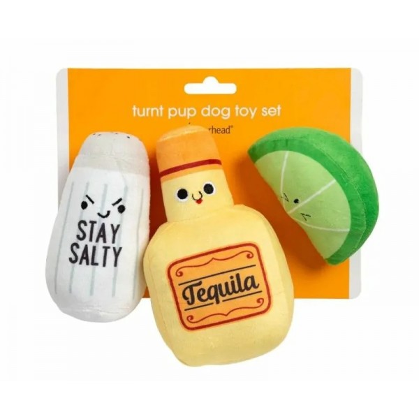 JOUET pour chien LOT DE 3 PELUCHES TEQUILA sonores PEARHEAD