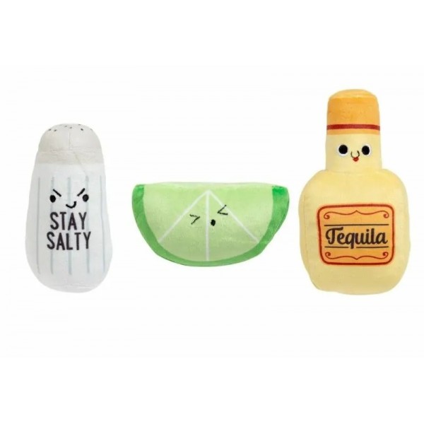 JOUET pour chien LOT DE 3 PELUCHES TEQUILA sonores PEARHEAD