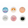LOT DE 6 MAGNETS chat PEARHEAD