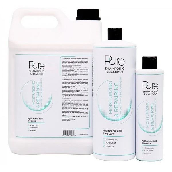 SHAMPOOING HYDRATANT REPARATEUR pour chien PURE DIAMEX