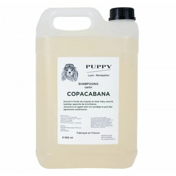 SHAMPOOING pour chien et chat COPACABANA senteur COCO des îles PUPPY