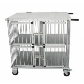 CAGE DE TRANSPORT PLIABLE pour chien et chat LEOPET-DOGFRENCHTOUCH
