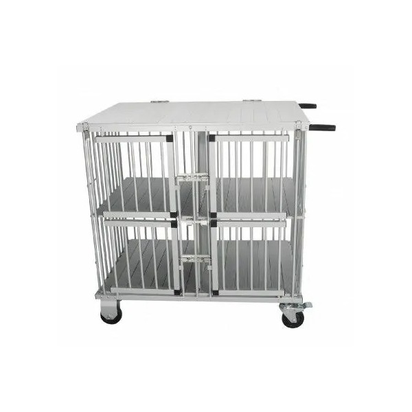 CAGE DE TRANSPORT PLIABLE pour chien et chat LEOPET-DOGFRENCHTOUCH