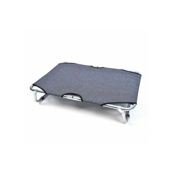 TOILE DE RECHANGE POUR LIT PLIANT pour chien grise LEOPET