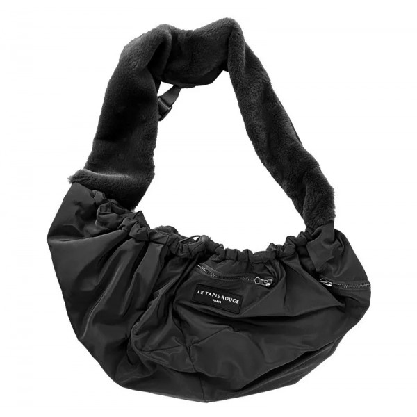 SAC DE TRANSPORT pour chien BANANE couleur noir LE TAPIS ROUGE