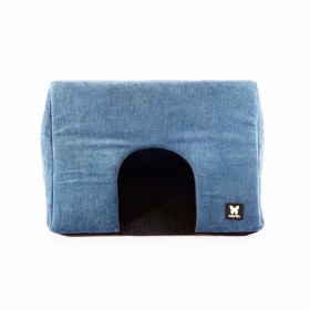 MAISON CACHETTE pour chien et chat Collection ELEGANTE couleur bleu MARTIN SELLIER